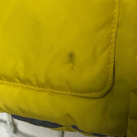 BABY GAP Mustard Yellow Puffer Vest 3 Years Toddler - Picture 3 of 11